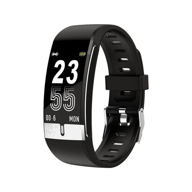 E66 Smart Watch Woman Man Fitness Blood Pressure Heart Rate  Monitoring ECG PPG Tracker Bracelet Spo