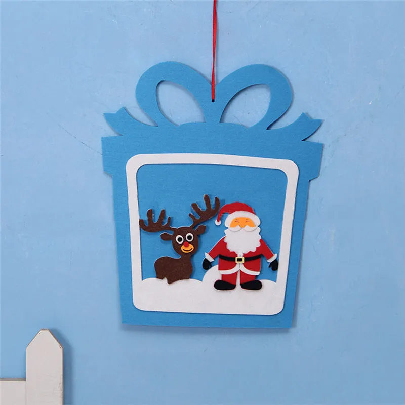 New Christmas Hanging Ornament Felt Decor With Rope For Xmas Tree Cloth Craft DIY Pendant | Дом и сад