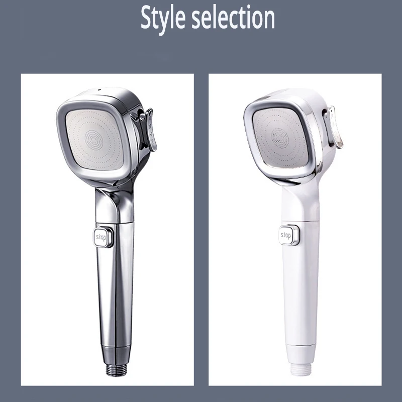 Новая насадка для душа высокого давления 4 режима с кнопкой включения/выключения