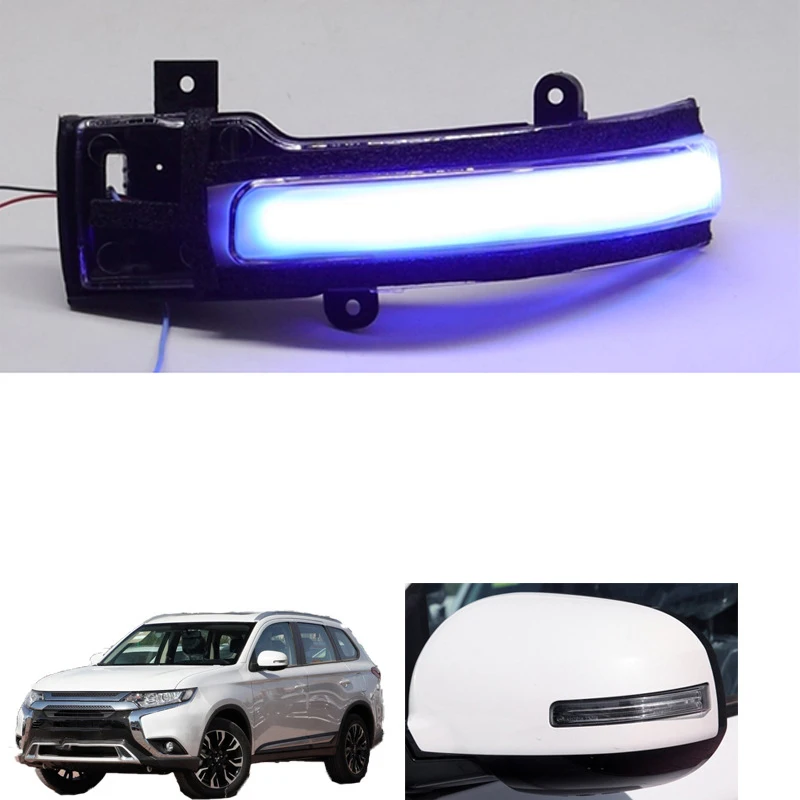 

Car LED Dynamic Rear View Mirror Turn Signal Light Indicator Lamps for Mitsubishi Outlander 2013-2020 Lancer 2016