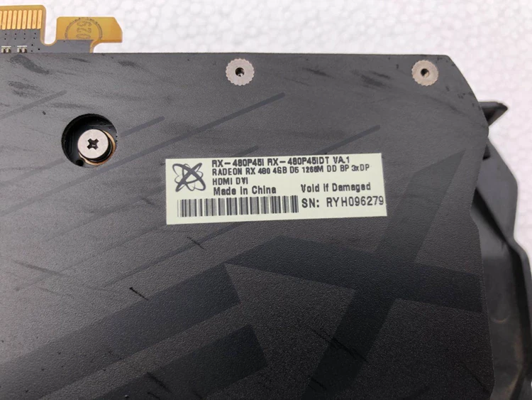 Видеокарты XFX RX 480 4GB 256bit GDDR5 для настольных ПК, игровая видеокарта, не майнит 480-4G