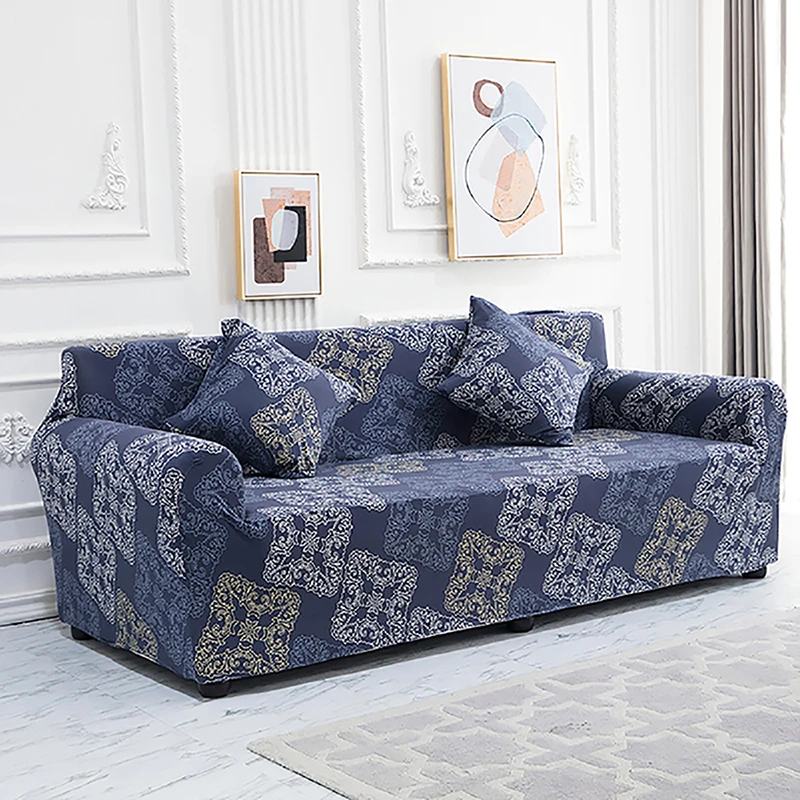 

1/2/3/4 seat stretch sofa cover fully wrapped corner sofa cover detachable non-slip living room decoration sofa cover