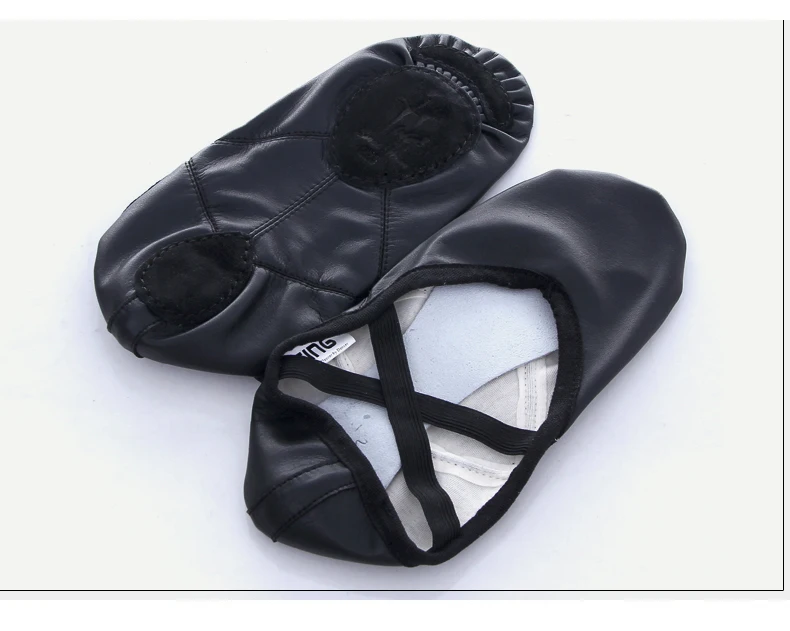 Новые кожаные балетные туфли для танцев розовые черные оптовая продажа