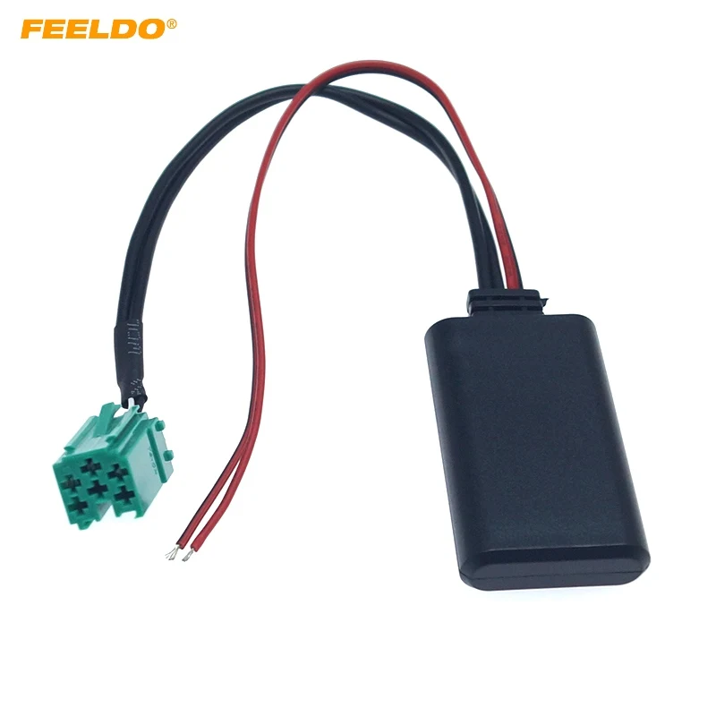 FEELDO 1 шт. автомобильный Bluetooth модуль приемник Aux кабель адаптера для Renault Megane Kangoo