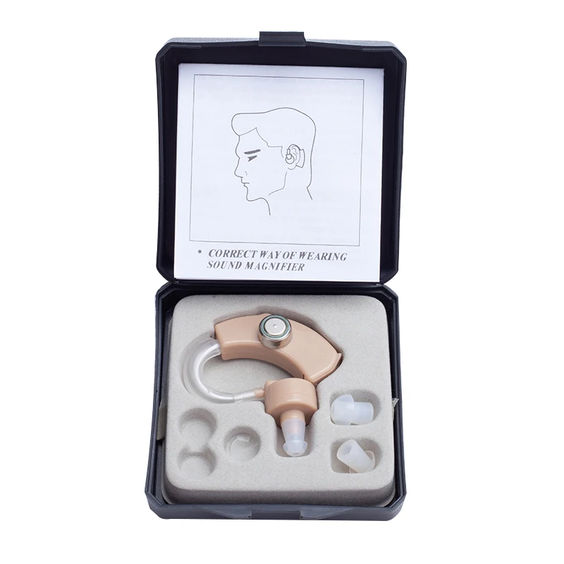 

LSCYF Super Mini Hearing Aid Ear Sound Amplifier Adjustable Tone Hearing Aids Portable Ear Hearing Amplifier for the Deaf