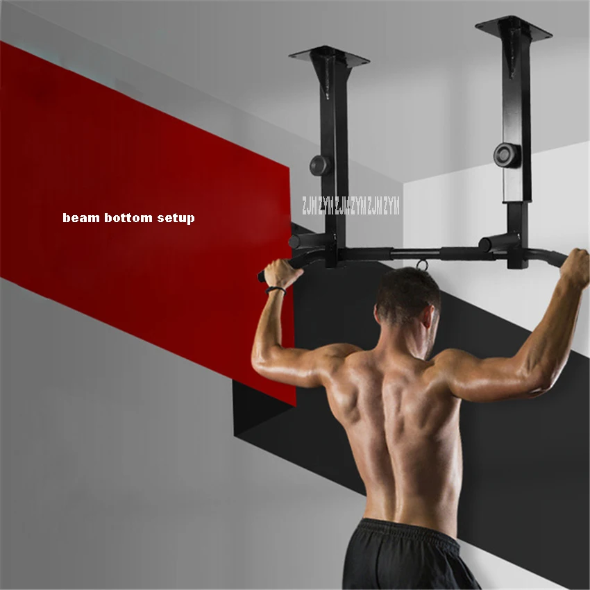 

BLJ012 Paint Steel Horizontal Bar Beam Side/Beam Bottom Installation Pull Up Bar Multifunctional Wall Chin Up Bar Parallel Bars