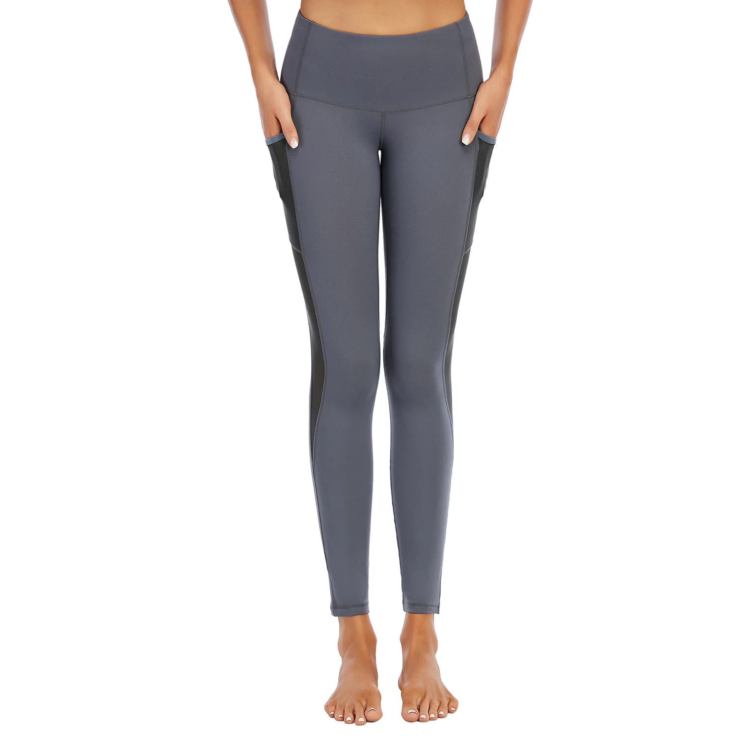 

Yoga Pants Seamless High Waist High Stretch Breathable Sports Running Hips Fitness Pants Sportswear Compression Tights 2021