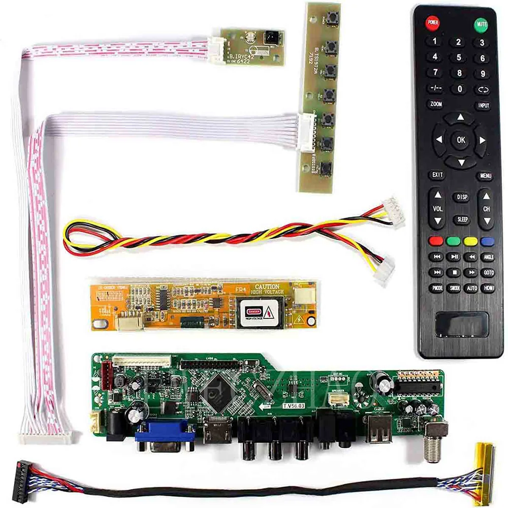 Комплект контроллера для телевизора CLAA154WA01, CLAA154WA01AQ, CLAA154WA01A, HDMI, VGA, AV, USB