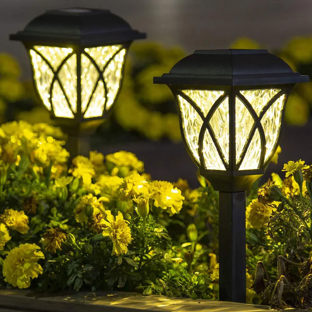 

2/6Pcs LED Solar Garden Lights Outdoor Solar Powered Lamp Waterproof Solar Lights Lawn Landscape Lighting for Patio Garden Decor
