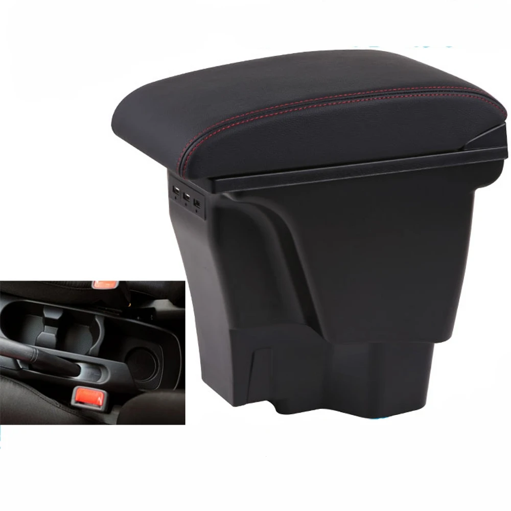 For Kia Rio 3 K2 armrest box USB Charging interface heighten central Store content cup holder ashtray accessories | Автомобили и