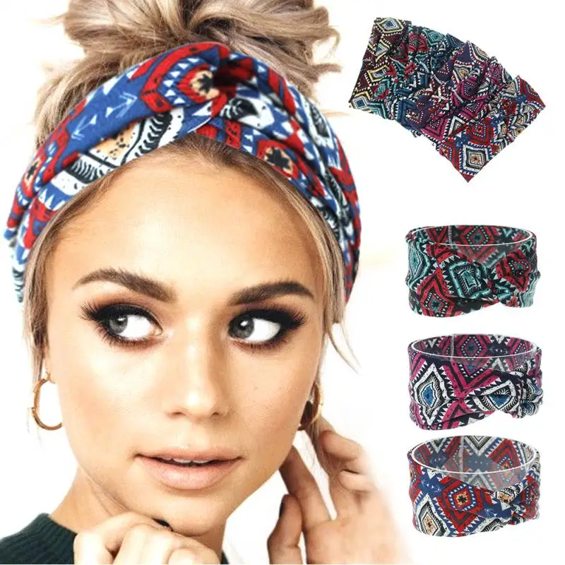 

New Outdoor Printed Sports Headband Cycling Yoga Sweat-absorbent Headband Running Fitness Jogging Headband Antiperspirant Belt