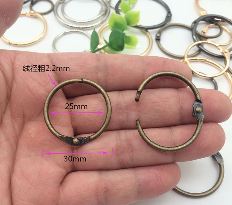 

5 шт. металлические кольца для блокнота OLOEY S0185