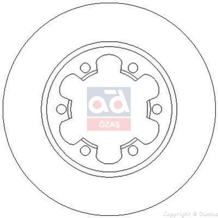 

DISK ON 98 PICK-UP D22 "800-349" CIFAM AD