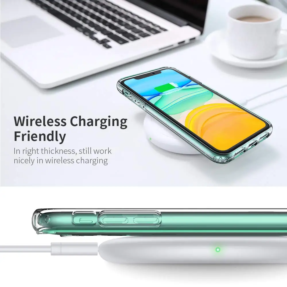 Ультратонкий Прозрачный ударопрочный чехол LOVECOM HD для iPhone 12 Mini 11 XS Pro Max XR 5S 6s 7 8 Plus