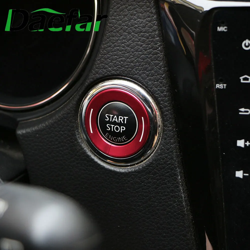 Отделка переключателя зажигания автомобиля кольцо для ключей наклейка Накладка