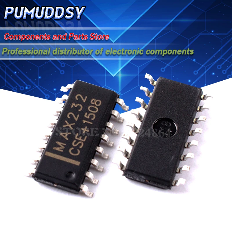 10 шт. MAX232CSE MAX232 16 узкий SO 16pin Привод/приемник|Интегральные схемы| |