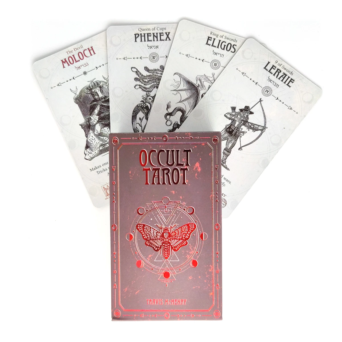 

Occult Tarot Cards Mystical Guidance Divination Entertainment Party English Version Board Game Supports Wholesale 78 Sheets/Box