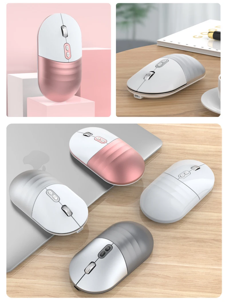

3 Adjustable DPI Levels Smart Electronics Rechargeable Wireless Mouse Computer Mice Wireless Charging Gaming Mouse