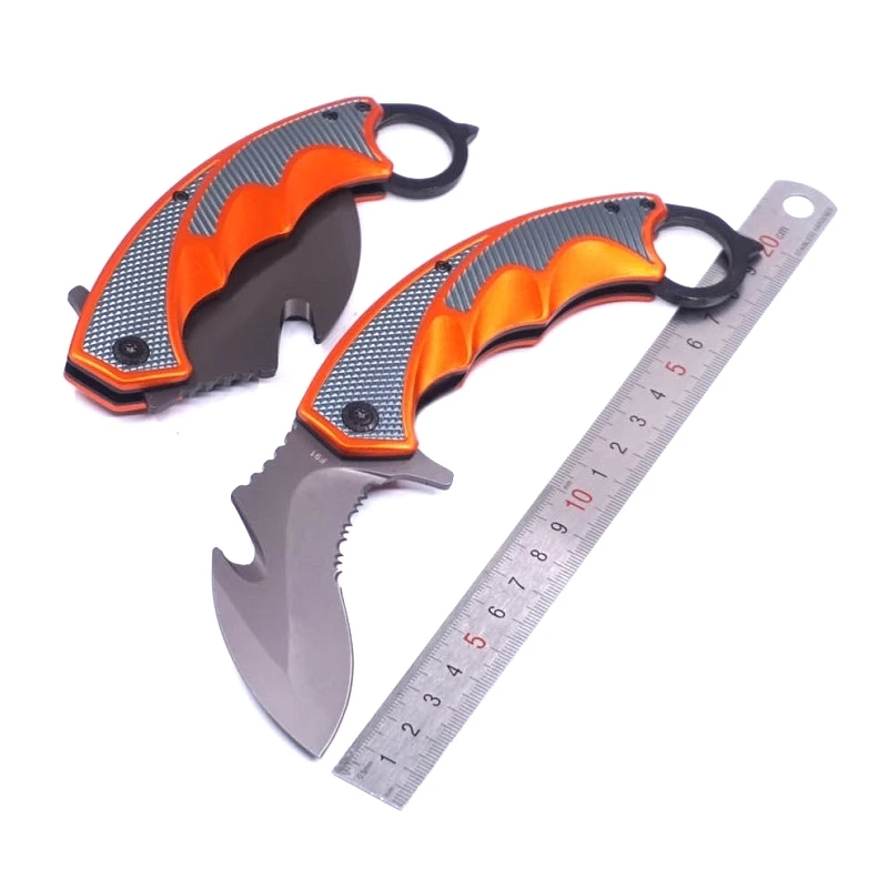Складной нож керамбит Охотничий Тактический для выживания боевой походный