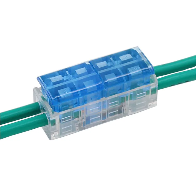 10 шт. 2 пары проходных клеммных колодок для зачистки проводов мягкая (жесткая)