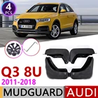 Брызговики для Audi Q3 8U Брызговики автомобильные  2011, 2018, аксессуары для брызговиков, 2012, 2013, 2014, 2016, 2017