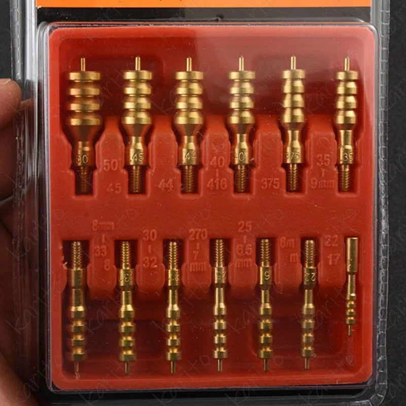 Чистящие заглушки головка щетки латунь все калибры. 17 .50 Калибр Jag комплект JKI