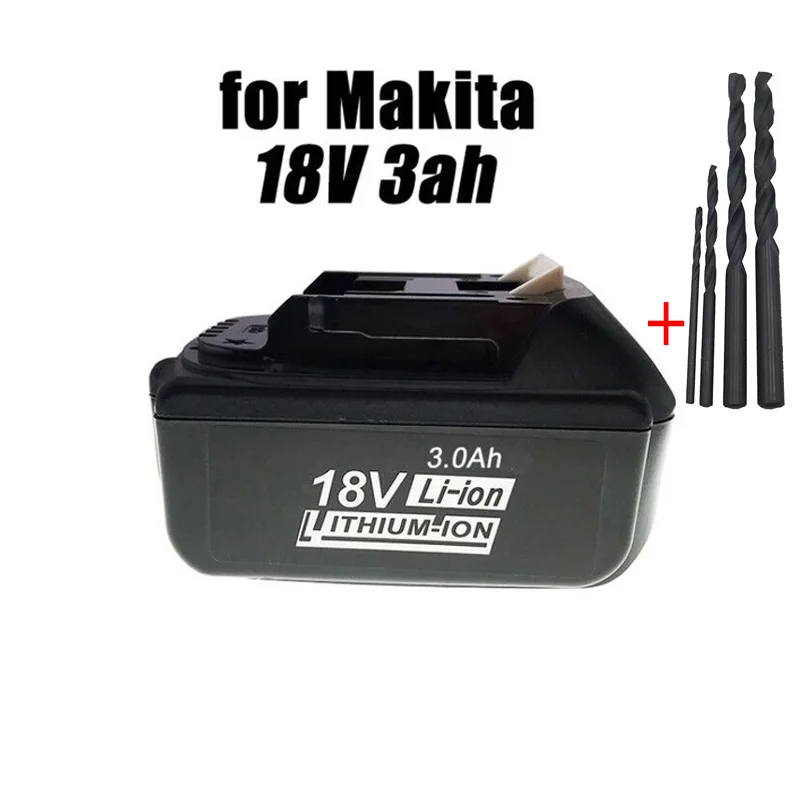 Для Makita 18V 6000mAh Запасная батарея беспроводная дрель BL1860b BL1860 BL1840 набор спиральных