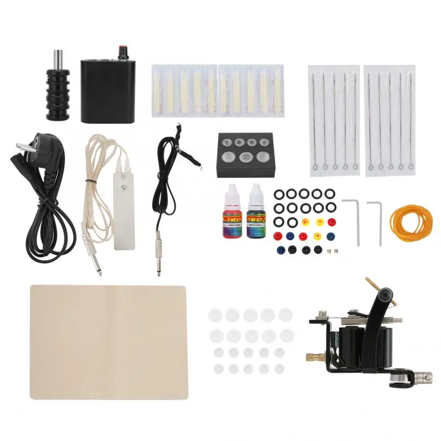 Ротационная тату машинка профессиональный набор для машинки ручной пистолет