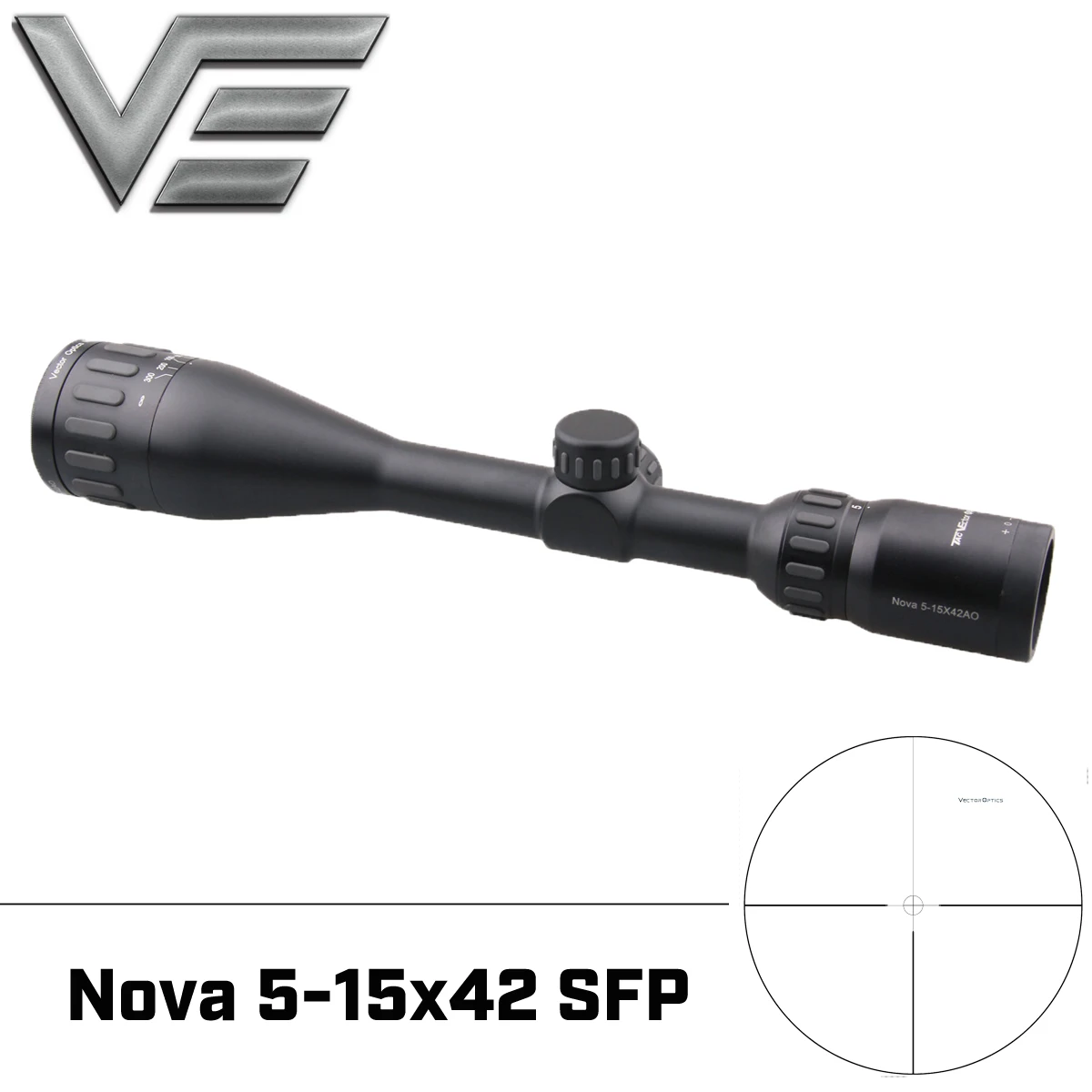 Оптика Nova 5 15x42 мм регулируемый объектив AO винтовка BDC ружье с телескопическим