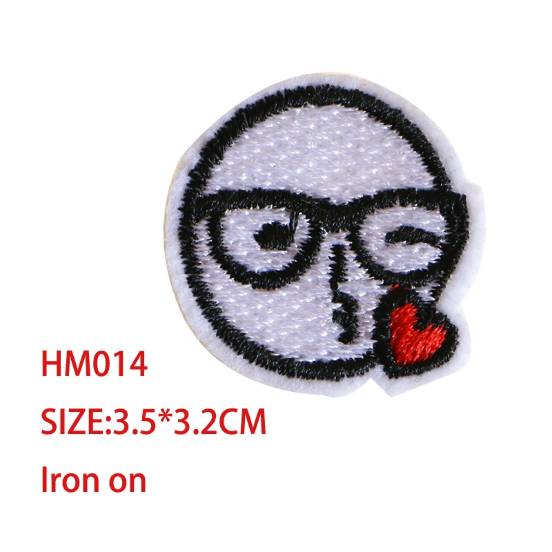 12 PCS Various cute little patterns icon lron on Patches for Clothing DIY Stripes Clothes Patchwork Stickers Custom Badges | Дом и сад