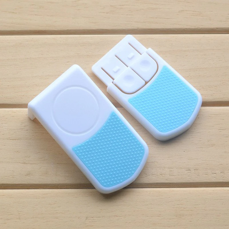 10 шт./лот замок для безопасности детей детские товары цветные двойные защелки под