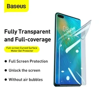 baseus 0 15mm 2pcs full screen curved surface water gel protector film for huawei p40p40 promate 30 pro screen protector film