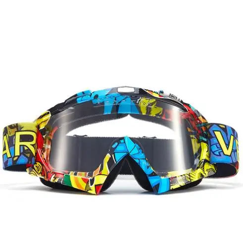 Мотоциклетные очки лыжные для мотокросса гоночные сноуборда цветные линзы