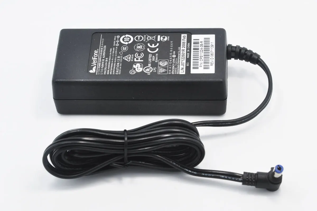 Б/у оригинальный блок питания Huierfeng VeriFone VX670 VX680 12V2A POS без магнитного