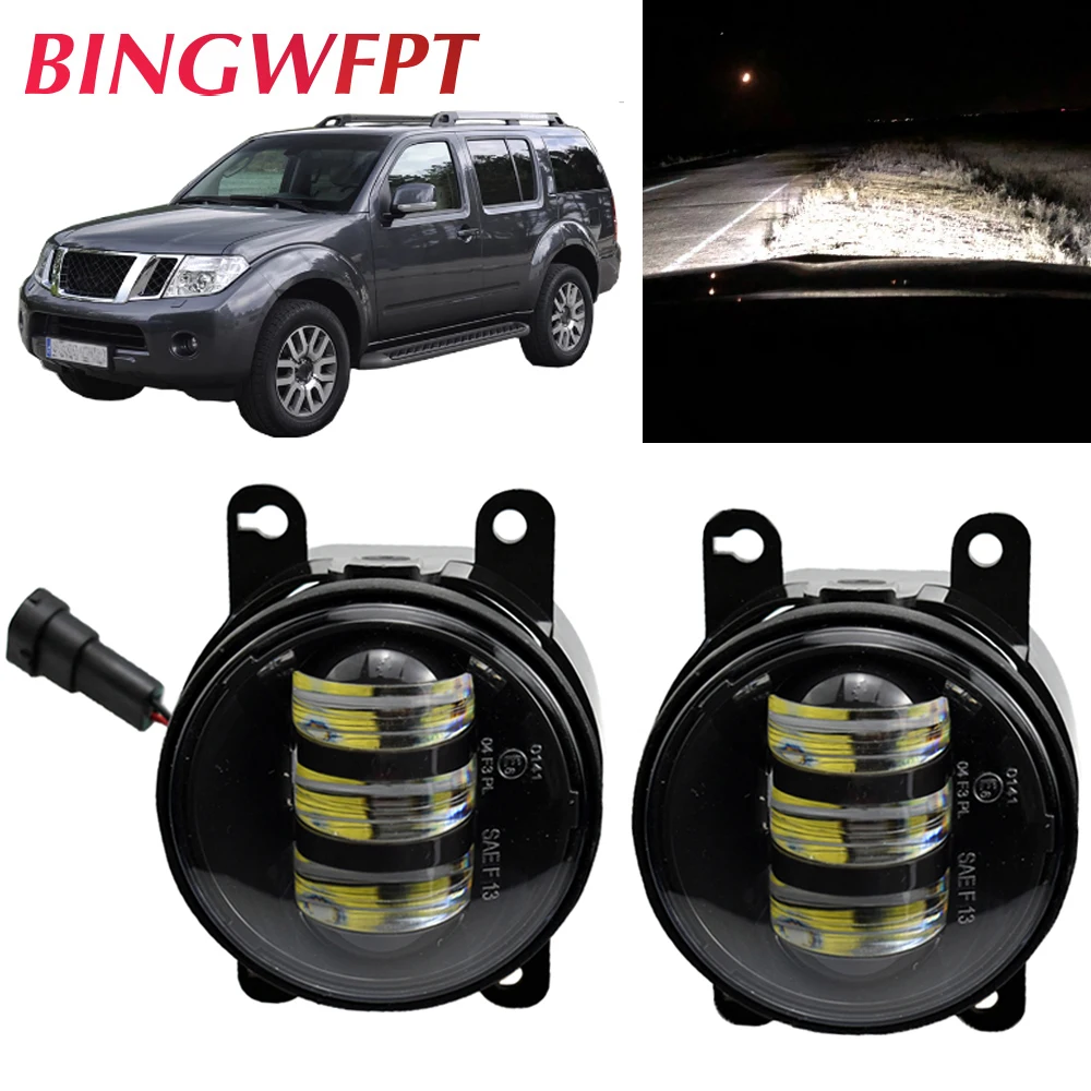 1 пара для Nissan Pathfinder R51 2005 2006 2007 2008 2009 2010 2011 2012 автомобиля H11 светодиодный Высокая
