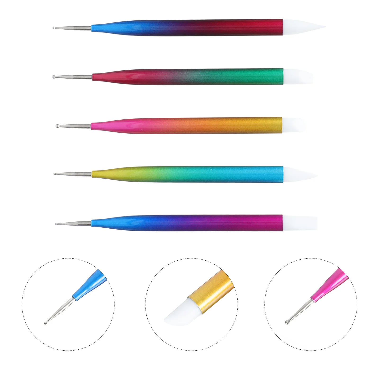 

5pcs Manicure Drawing Pens Nail Art DIY Drawing Tools Nail Art Accessories
