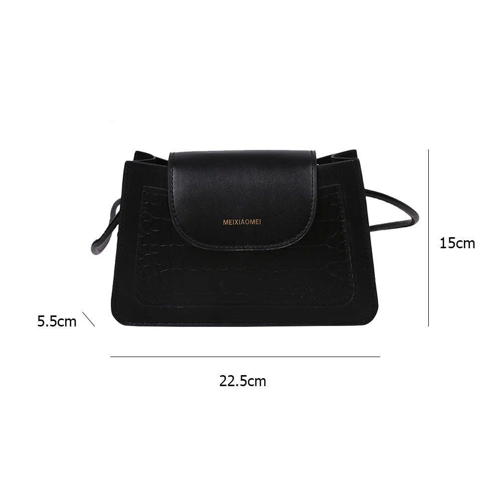 

Fashion PU Leather Crossbody Bags SimpleSolid Color Summer Lady Shoulder Handbags Female Simple Totes for Women 2021 Trend