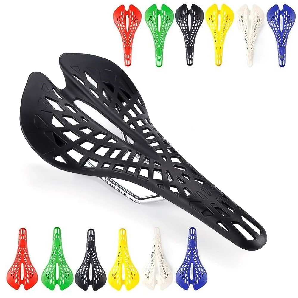 

New Bike Seat Bicycle Saddle Mountain Mtb Plastic Cycling Seat Road Bike Racing Saddle Soft Comfortable Mtb Cycling Spare Parts
