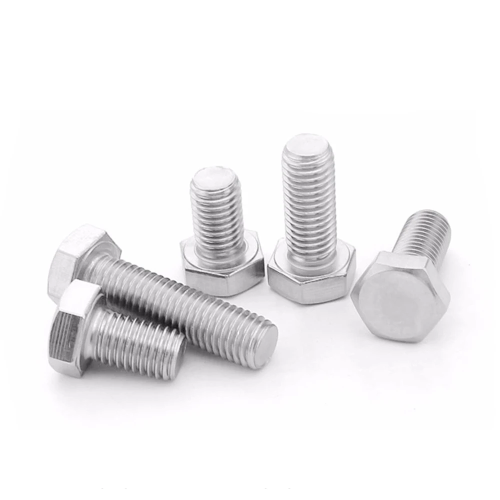 5-100Pcs/Lot Aluminium Alloy M5M6M8M10M12M16 Hexagon Head Bolt Din933 Mountain Bike Antirust Hexagonal Screw | Обустройство дома