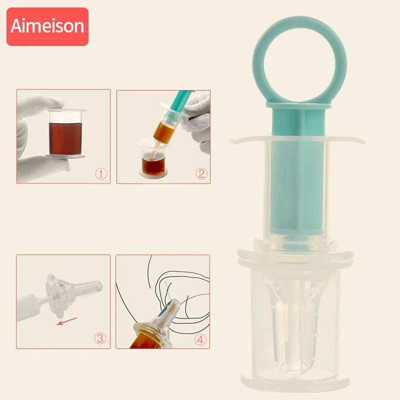 Детская умная медицина игла дозатора подачи Squeeze капельница диспенсер соска для