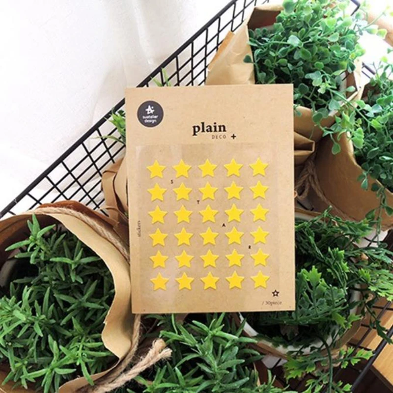 Наклейки Suatelier в виде мини сердца и звезд материал для скрапбукинга планировщик