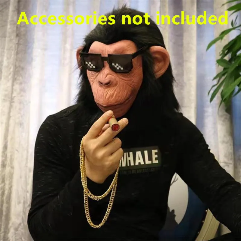 Смешная маска с головой животного голова лошади смешные пластиковые качели