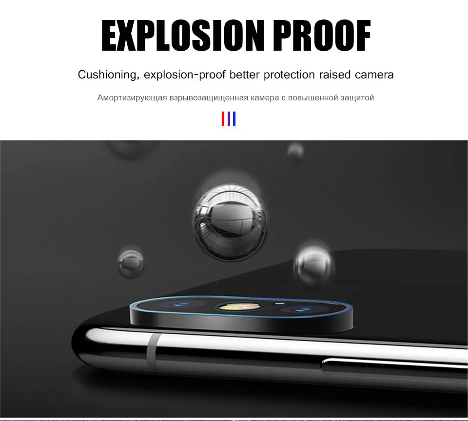 15D полное покрытие объектива камеры закаленное стекло для iPhone XS 11 Pro MAX Защита экрана для iPhone XR X 7 8 Plus защитная пленка