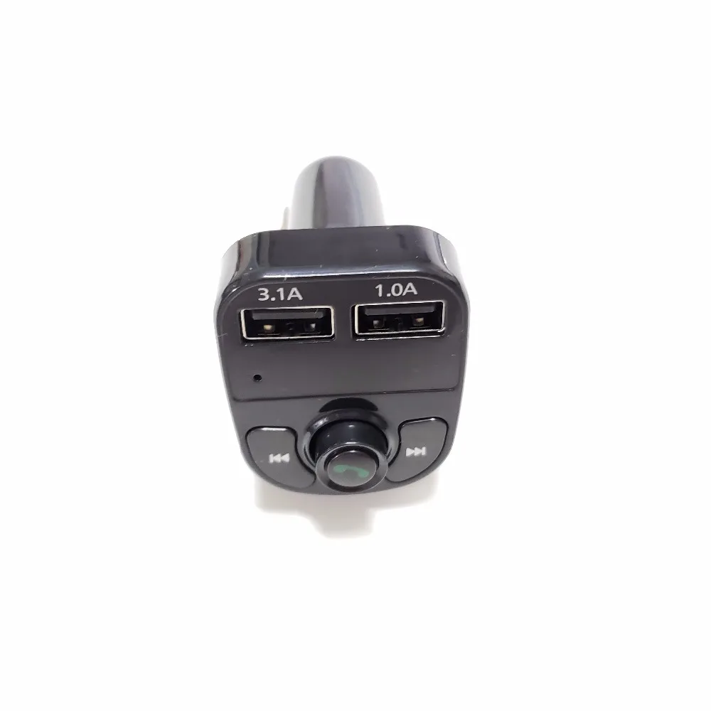 Fm-передатчик Aux модулятор Bluetooth громкой связи автомобильный комплект автомобильный аудио mp3-плеер с 3.1A Быстрая зарядка двойной зарядное устройство usb