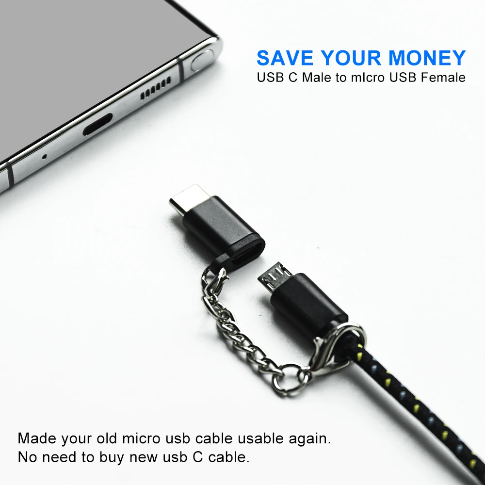 Usb type C штекер Micro USB Женский адаптер usb поддержка OTG для samsung S9 Xiaomi 4C/LeTV/huawei/htc Oneplus LG
