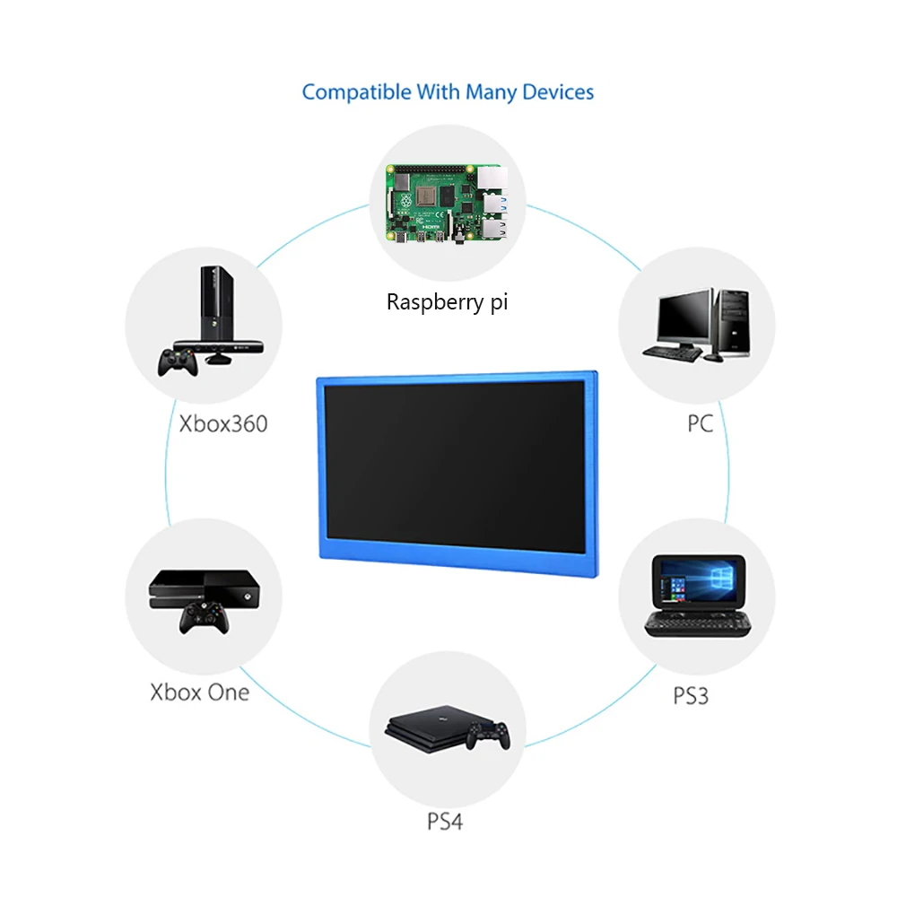 Bestellen ITINIT R36 10 Zoll Raspberry Pi 4B/3B + IPS Bildschirm 2560x1600 LCD Spiel Display Für PC Laptop Jetson Nano Bildschirm