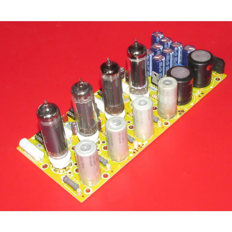 

10W + 10W 6AQ5 / 6005 tube push-pull power amplifier board, low distortion, fast conversion rate, the sound is good。