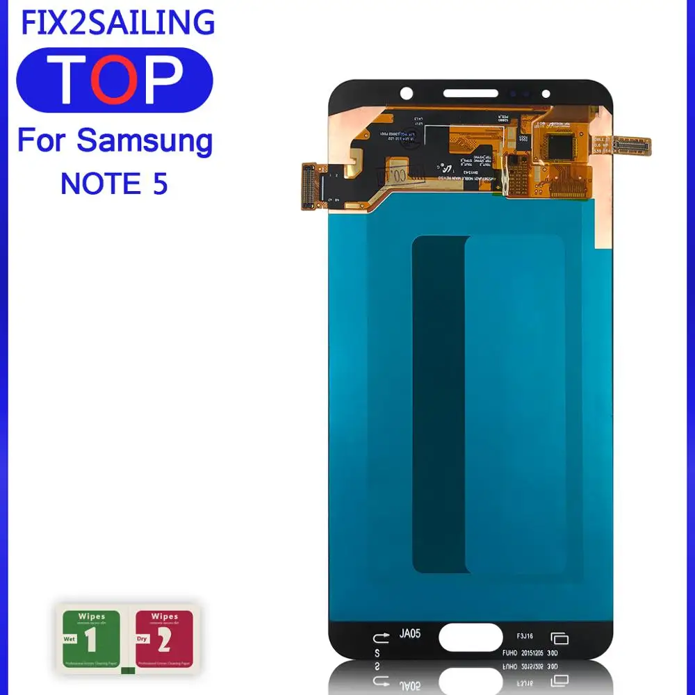 100% Новый Super AMOLED ЖК дисплей для Samsung Galaxy Note 5 N920 N920V N920T N920A N9200 сенсорный экран с