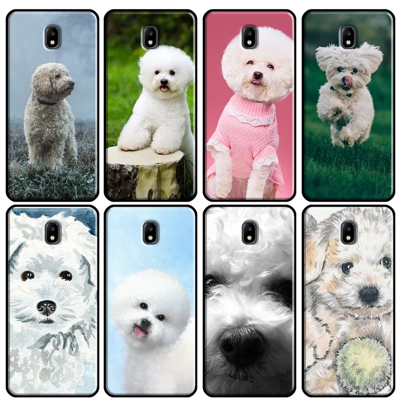 Bichon Frise Dog Puppy Cover Samsung Galaxy A3 A5 2016 J1 J3 J4 J5 J6 J7 2017 J2 Core J8 A9 A8 A6 2018 Coque