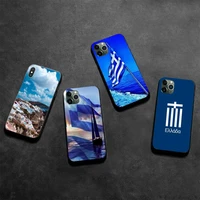 dabieshu greece greek national flags soft phone cover for iphone 11 pro xs max 8 7 6 6s plus x 5s se 2020 xr case